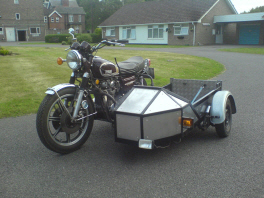 Steve's motorcycle and sidecar