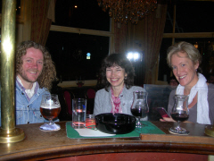 The ABR team in the pub in Belgium